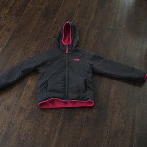 Girls Reversible North Face jacket